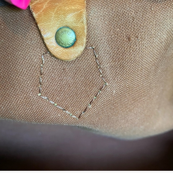 LOUIS VUITTON Vintage Monogram Speedy 40 Boston Bag Travel Weekender - Picture 7 of 15